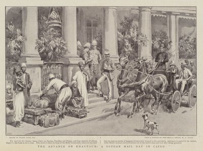 ハルツームの前進、カイロのスーダン郵便日 作： Frank Dadd